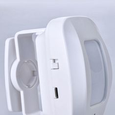 Solight  Bezdrátový hlásič pohybu, gong, napájení ze zásuvky, externí PIR čidlo, bílý