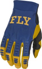 Fly Racing rukavice EVOLUTION DST, FLY RACING - USA 2022 (modrá/bílá/zlatá) (Velikost: 3XL) 375-113
