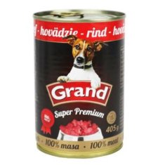 GRAND GRAND konz. Superpremium pes hovězí 405g