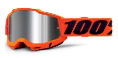 100% ACCURI 2, 100% brýle Orange, zrcadlové stříbrné plexi 50221-252-05