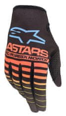 Alpinestars rukavice RADAR, ALPINESTARS (černá/žlutá fluo/korálová, vel. S) (Velikost: S) 3561822-1534