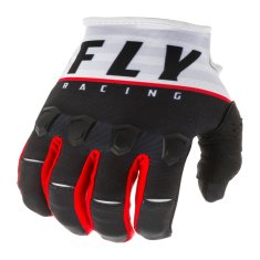 Fly Racing rukavice KINETIC K120 2020, FLY RACING (černá/bílá/červená) (Velikost: 3XL) 373-413