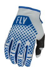 Fly Racing rukavice KINETIC, FLY RACING - USA 2023 (modrá/šedá) (Velikost: S) 376-411