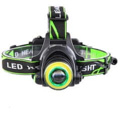 MG LC2 LED čelovka, černá/zelená