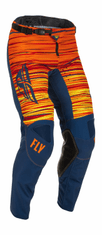 Fly Racing kalhoty KINETIC WAWE, FLY RACING - USA 2022 (modrá/oranžová) (Velikost: 30) 375-531