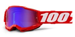 100% ACCURI 2 100% - USA , dětské brýle červené - zrcadlové červené/modré plexi
