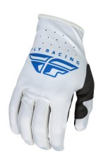 Fly Racing rukavice LITE, FLY RACING - USA 2023 (šedá/modrá) (Velikost: XS) 376-716