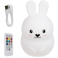 InnoVibe RGB noční lampička s dálkovým ovládáním - králík