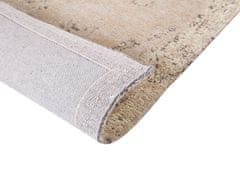 Beliani Bavlněný koberec 160 x 230 cm béžový MATARIM