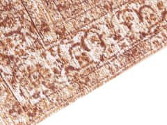 Beliani Bavlněný koberec 80 x 150 cm oranžový HAYAT