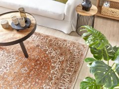 Beliani Bavlněný koberec 200 x 300 cm oranžový HAYAT
