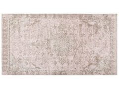 Beliani Bavlněný koberec 80 x 150 cm růžový MATARIM