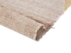 Beliani Jutový koberec 140 x 200 cm hnědý SAMLAR
