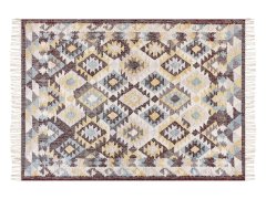 Beliani Jutový koberec 140 x 200 cm vícebarevný FENER