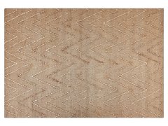 Beliani Jutový koberec 140 x 200 cm béžový DADAY