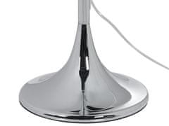 Beliani Kovová stojací lampa 165 cm bílá EVANS