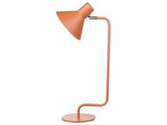 Beliani Stolní lampa oranžová RIMAVA