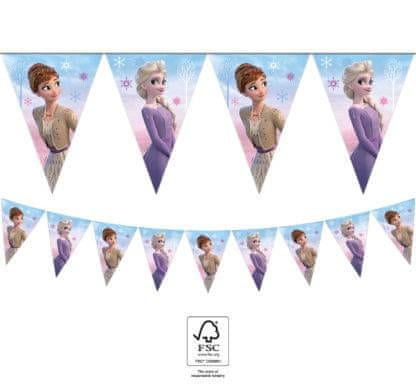 Procos Papírová Girlanda Frozen 2,3m vlaječky -