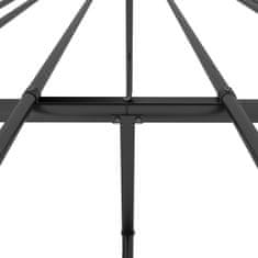 Vidaxl Kovový rám postele černý 120 x 200 cm