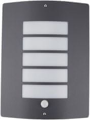 Avide Venkovní nástěnné svítidlo (9570868) MORRO 1xE27 IP44 pir sensor, antracit
