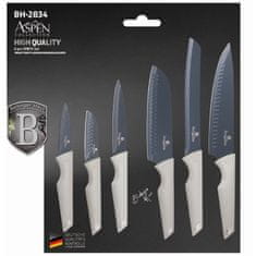 Berlingerhaus Sada nožů s nepřilnavým povrchem 6 ks Aspen Collection