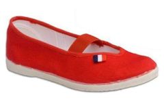 TOGA - výroba obuvi dětské cvičky JARMILKY červené velikost 38,5 (25,5 cm)