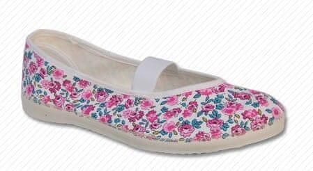 TOGA - výroba obuvi dívčí cvičky JARMILKY růžový květ
