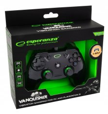 Esperanza Gamepad Vanquisher EGG110K PC/PS3 černý