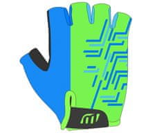 Wista Cyklistické rukavice Line dětské zelená/modrá – 80246 5-6