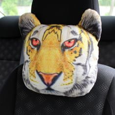 Sotra Opěrka hlavy Tygr (30x25x10) | polštář do auta | polyester
