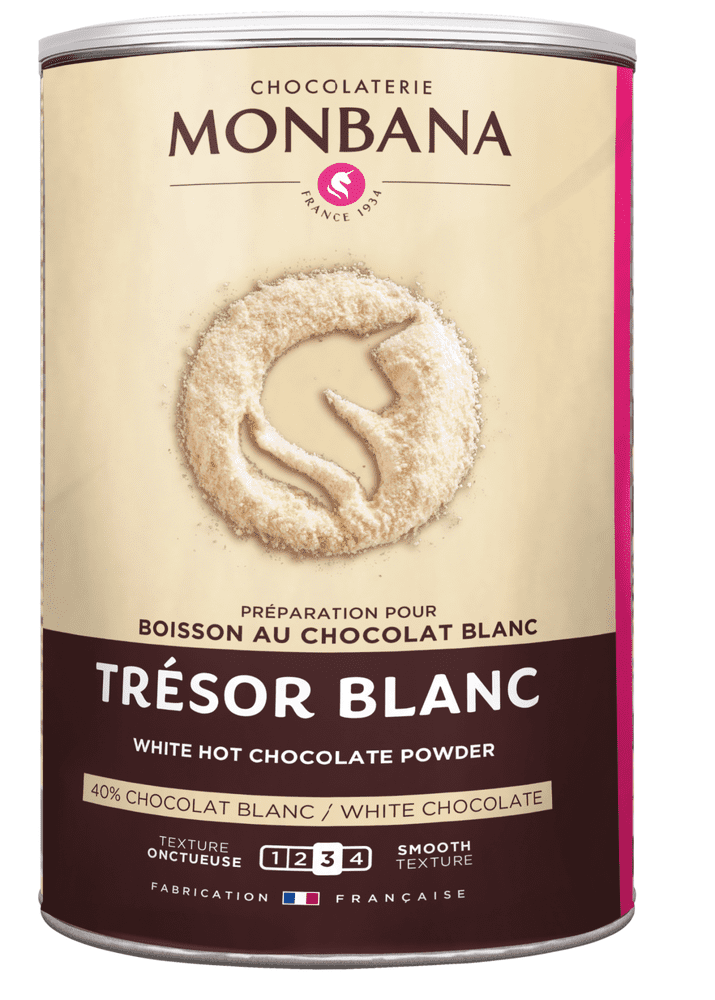 Levně Monbana bílá horká čokoláda 500 g