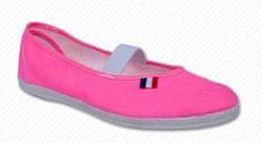 TOGA - výroba obuvi dívčí cvičky JARMILKY neonově růžové velikost 25 (17 cm)