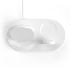 Belkin Qi 3v1 nabíjecí stojan, bílý (iPhone, Apple Watch, AirPods)