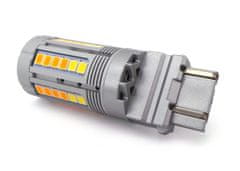 motoLEDy P27/7W LED žárovka 3157 12-24V bílo-oranžová bez chyby
