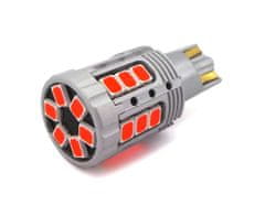 motoLEDy W16W LED žárovka 12-24V 100% CAN červená bez chyby