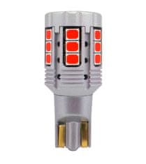 motoLEDy W16W LED žárovka 12-24V 100% CAN červená bez chyby