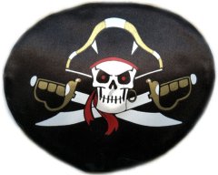 páska přes oči pirátská - kapitánský kříž