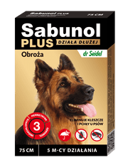 Sabunol Plus Obojek Proti Blechám A Klíšťatům Pro Psy 75cm