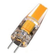 HADEX Žárovka LED G4 teplá bílá, 12V/ 2W, COB, silikonový obal