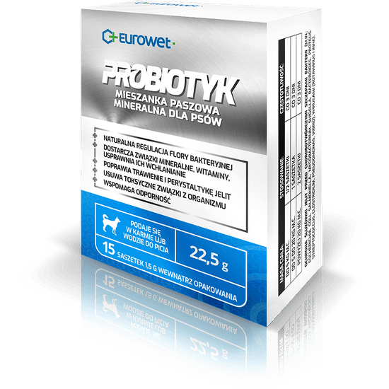 Eurowet Probiotikum Pro Psy 15x1,5g