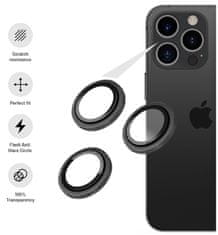 FIXED Ochranná skla čoček fotoaparátů Camera Glass pro Apple iPhone 11/12/12 Mini, space gray FIXGC2-558-GR