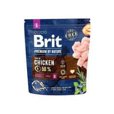 Brit Premium By Nature Adult Small Chicken granule pro dospělé psy malých plemen s kuřecím masem 1kg