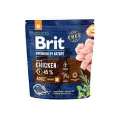 Brit Premium By Nature Adult Medium Chicken granule pro dospělé psy středních plemen s kuřecím masem 1kg