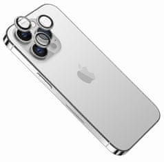 FIXED Ochranná skla čoček fotoaparátů Camera Glass pro Apple iPhone 14 Pro/14 Pro Max, stříbrná FIXGC2-930-SL