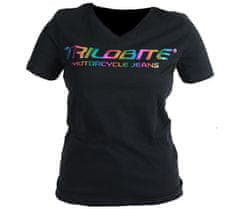 TRILOBITE Dámské tričko 2239 Katchaba T-shirt black rainbow vel. 3XL