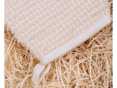 sarcia.eu PRIJA Uhlazující koupelnová rukavice vyrobená z přírodní bavlny 