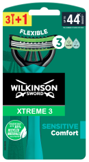 Wilkinson Sword Xtreme3 Sensitive Comfort jednorázový holicí strojek (3+1 ks)