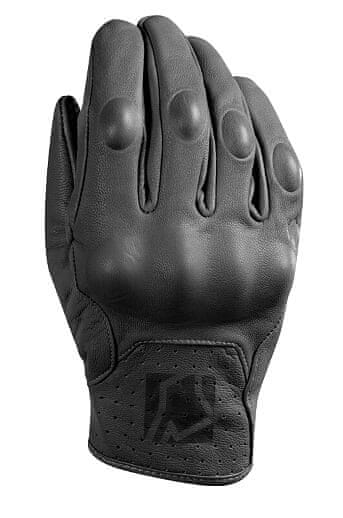 YOKO Krátké kožené rukavice YOKO STADI černá S (7) 60-176041-7