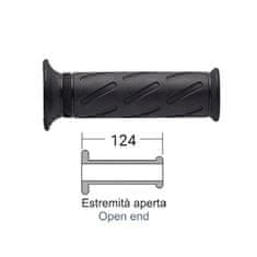 Domino Rukojeti DOMINO Suzuki Style 184161220 černý 124mm left / 123mm right 184161220