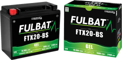 Fulbat baterie 12V, FTX20-BS GEL, 12V, 18Ah, 310A, bezúdržbová GEL technologie 175x87x155 FULBAT (aktivovaná ve výrobě) 550993